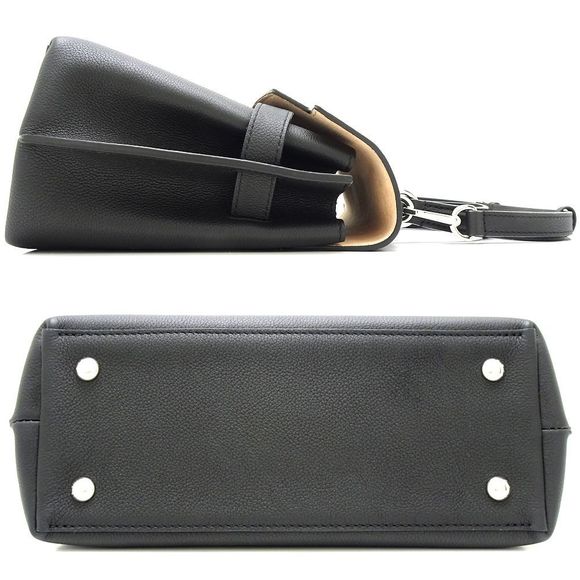 Louis Vuitton LockMe Ever BB Tote Bag Soft Calf Noir Black - Picture 2 of 5